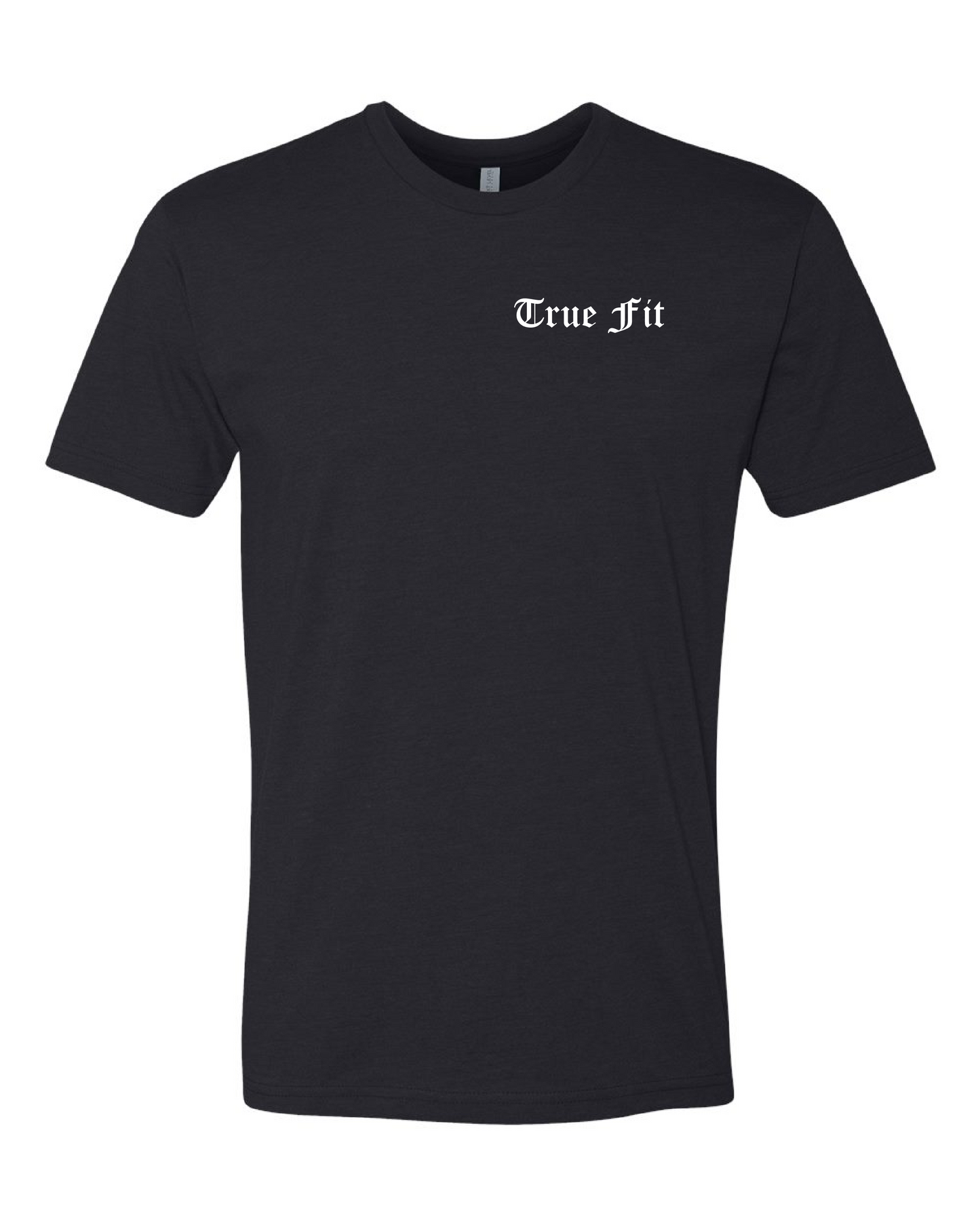 TRUE FIT Old English Street Tee - Jet Black